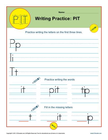 Writing Practice: PIT