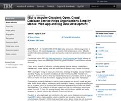 IBM compra Cloudant, proveedor de bases de datos como servicio (DBaaS)