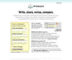 Writeboard: aplicación de escritura colaborativa, de 37signals