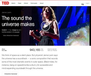 La banda sonora del universo (ted.com)