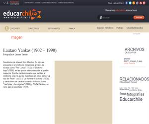 Lautaro Yankas (1902 ? 1990) (Educarchile)