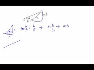 Problema de trigonometría - Tangentes