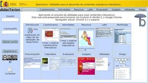 DidacTerion, creación de recursos educativos interactivos de latín y griego