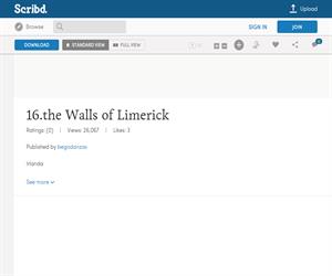 The Walls of Limerick, ficha de la danza