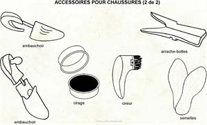 Accessoires pour chaussures 2 (Dictionnaire Visuel)
