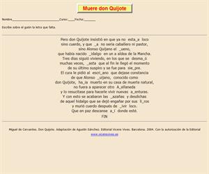 117ª Ficha de ortografía de Don Quijote de la Mancha
