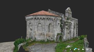 Mosteiro San Pedro de Vilanova de Dozón en 3D