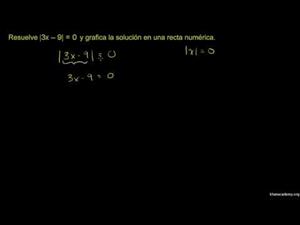 Ejemplo de ecuación con valor absoluto - parte 1 (Khan Academy Español)