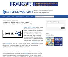 “Webize” Your Data with JSON-LD