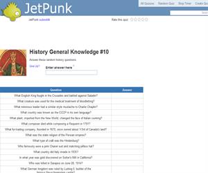 History General Knowledge 10