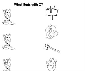 Activity Sheet - Draw a line to X (Educarchile)