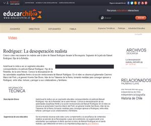 Rodríguez: La desesperación realista (Educarchile)