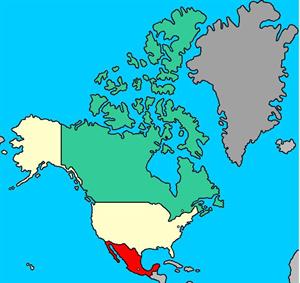 Mapa interactivo de América del norte: países y capitales (luventicus.org)