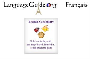 Vocabulario temático y pronunciación en francés (Languageguide.org)