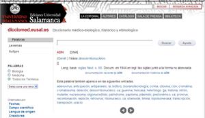 Dicciomed, el primer diccionario virtual de Biología y Medicina