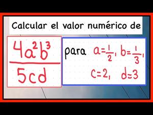 Ejercicios de valor numérico con raíces y fracciones