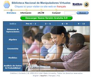 Materiales educativos interactivos para Matemáticas. Biblioteca Nacional de Manipuladores Virtuales