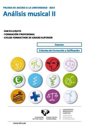 Examen de Selectividad: Análisis musical. País Vasco. Convocatoria Junio 2014