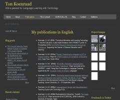 Ton Koenraad - publications (LanguageQuest, TalenQuest)