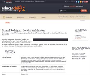 Manuel Rodríguez: Los días en Mendoza (Educarchile)