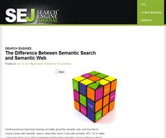 The Difference Between Semantic Search and Semantic Web