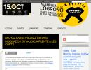 Brutal carga policial contra indignados en Valencia frente a Les Corts (Asamblea Logroño)