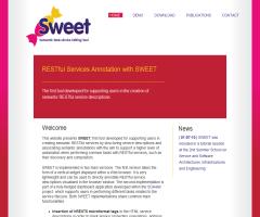 Sweet: first tool  for supporting users in creating semantic RESTful services