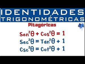 Identidades Trigonométricas | Identidades Pitagóricas