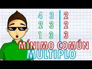 Minimo comun multiplo y maximo comun divisor