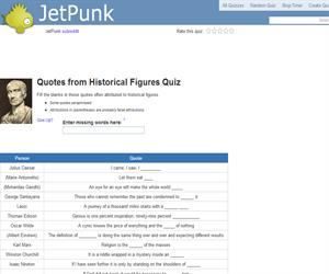 Quotes from Historical Figures Quiz