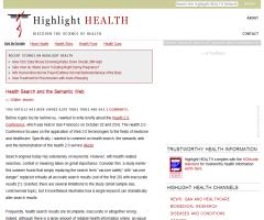 Health Search and the Semantic Web