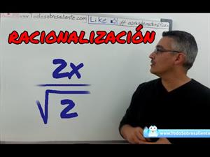Racionalización de Radicales. Aprende matemáticas.