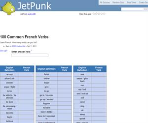 100 Common French Verbs