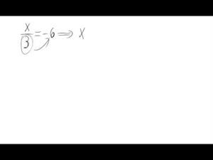 Ecuación de primer grado (división)