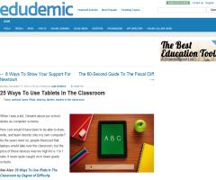 25 Ways To Use Tablets In The Classroom | Edudemic