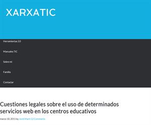 Cuestiones legales sobre el uso de determinados servicios web en los centros educativos | XarxaTIC