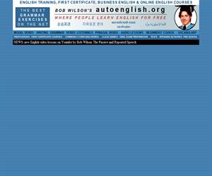 autoenglish.org, centenares de ejercicios interactivos para aprender inglés