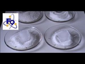 Experimento de Química: Derretir hielo con sal o con azúcar (fq-experimentos)