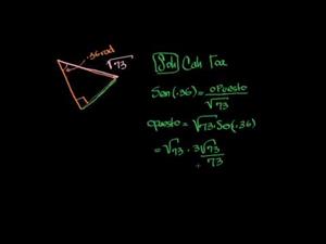 Usar funciones trigonométricas parte 2 (Khan Academy Español)