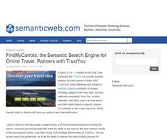 FindMyCarrots, the Semantic Search Engine for Online Travel, Partners with TrustYou