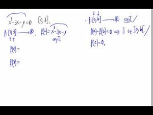 Ecuación polinómica y Teorema de Bolzano