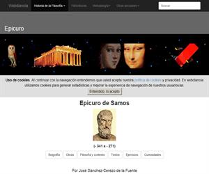 Epicuro de Samos: Biografía,Obras, Filosofía, Textos, Ejercicios, Curiosidades y Glosario