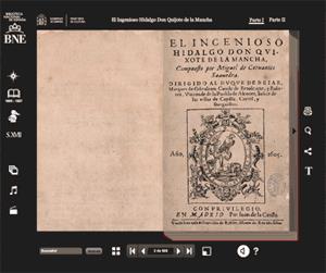 Biblioteca Nacional de España. El Quijote interactivo.