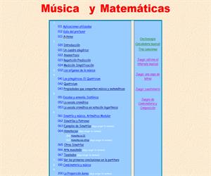 Música y matemáticas: unidad didáctica interdisciplinar para alumnos de 12 a 16 años (por profesores del IES Antonio Machado de Madrid)