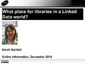 ¿Cuál es el sitio de las bibliotecas en el mundo de Linked Data? - Sarah Bartlett