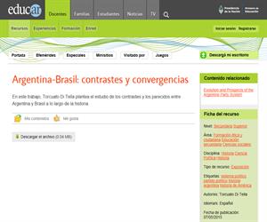 Argentina-Brasil: contrastes y convergencias.