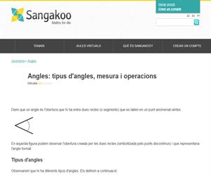 Angles: tipus d'angles, mesura i operacions