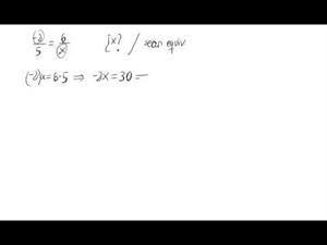 Cálculo de valores para que dos fracciones sean equivalentes