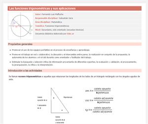 Las funciones trigonométricas y sus aplicaciones