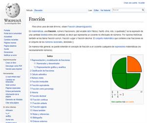 Fracción - Wikipedia, la enciclopedia libre